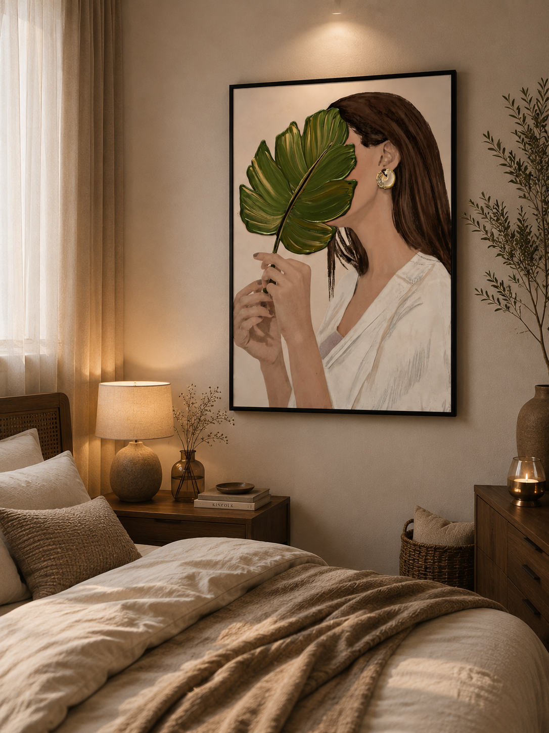 تابلو برجسته مدل رازِ برگ