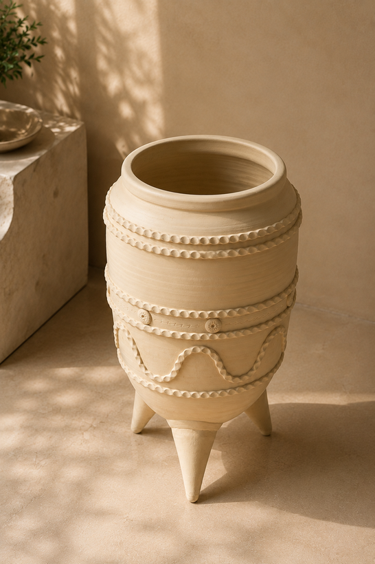 گلدان سفالی مدل نارا