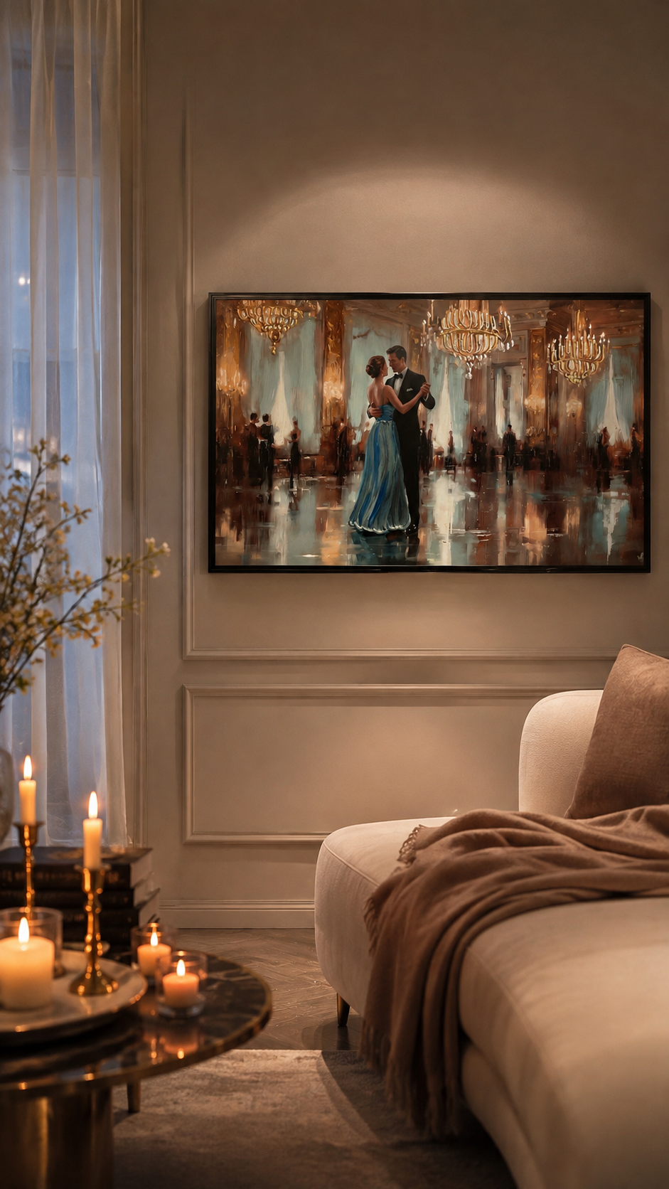 تابلو برجسته مدل والسِ نيمه شب